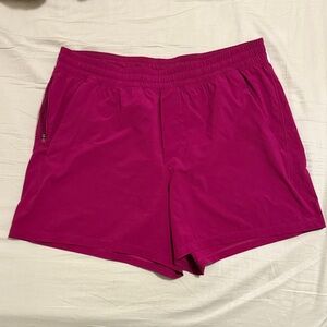 lululemon athletica Men's Magenta Athletic Shorts